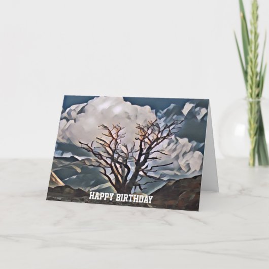 BERGBAUM KARTE (Vorderseite)