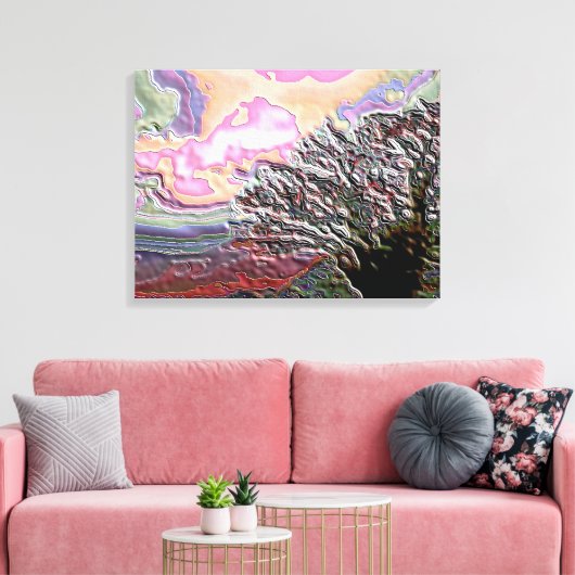 BERGBAUM LEINWANDDRUCK (Insitu (Wohnzimmer))