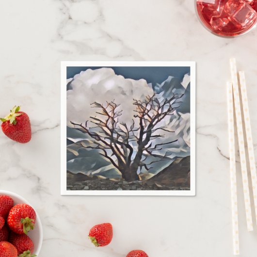 BERGBAUM SERVIETTE (Beispiel)