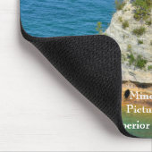 Bergbauschloss am Pictured Rocks Mousepad (Ecke)