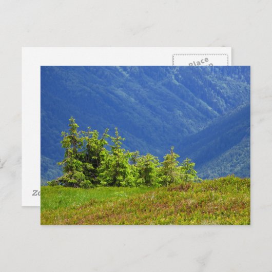 Bergbauten Postkarte (Vorne/Hinten)