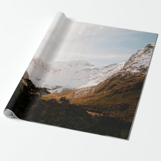 BERGBERGE UNTER SCHLIESSENDEM HIMMEL GESCHENKPAPIER (Ungerollt)