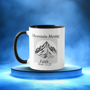 Bergbewegender Glaube Markus 11:23 Tasse
