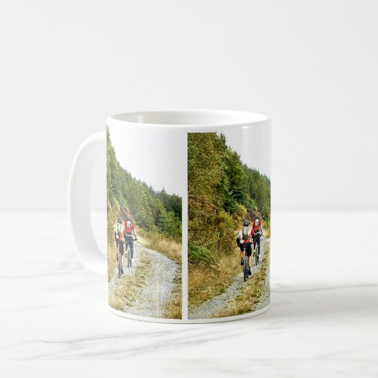 BERGBIKER KAFFEETASSE (Vorderseite Links)