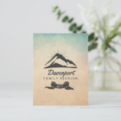 Bergbild mit Wiedersehen der Sun Rays Family Postkarte (Stehend Vorderseite)