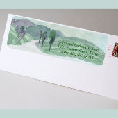 Bergblick als Rücksendeadressen-Aufkleber