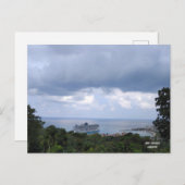 Bergblick auf MSC in Jamaika Postkarte (Vorne/Hinten)