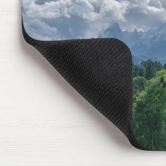 Bergblick in den Alpen Mousepad (Ecke)