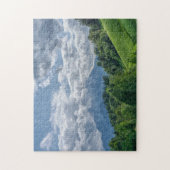 Bergblick in den Alpen Puzzle (Vertikal)