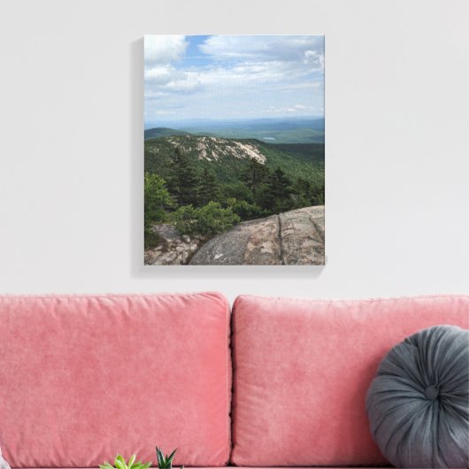 Bergblick Leinwanddruck (Insitu (Wohnzimmer))