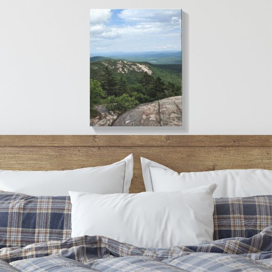 Bergblick Leinwanddruck (Insitu (Schlafzimmer))