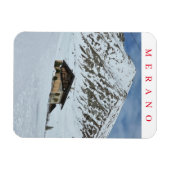 Bergblick Meran Kühlschrankmagnet Magnet (Horizontal)