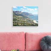 Bergblick mit Meerblick Leinwanddruck (Insitu (Wohnzimmer))