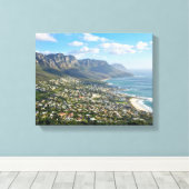 Bergblick mit Meerblick Leinwanddruck (Insitu (Holzboden))