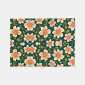 Bergblumen-Decke Fleecedecke (Vorderseite (Horizontal))
