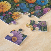Bergblumen Regenbogen Puzzle (Seite)