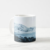 BERGDECKE MIT SCHNEEFOTOGRAFIE KAFFEETASSE (Vorderseite Links)