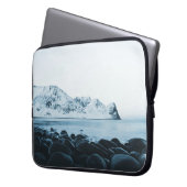 BERGDECKE MIT SCHNEEFOTOGRAFIE LAPTOPSCHUTZHÜLLE (Vorderseite Links)