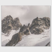 BERGDECKUNG DURCH SCHNEE GESCHENKPAPIER (Flach)