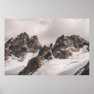 BERGDECKUNG DURCH SCHNEE POSTER