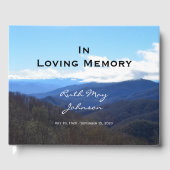 Bergdenkmal oder BestattungsGästebuch Gästebuch (Vorderseite)