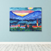 Bergdorf, 1910 leinwanddruck (Insitu (Holzboden))