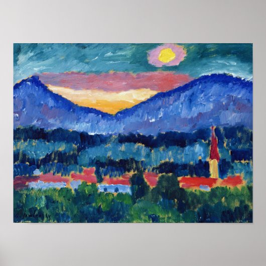 Bergdorf, 1910 poster (Vorne)