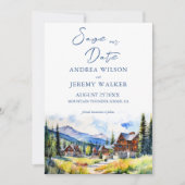 Bergdorf Colorado Sommerlandschaft Einladung (Vorderseite)