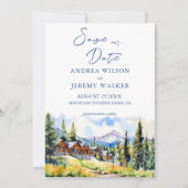 Bergdorf Colorado Sommerlandschaft Einladung (Vorderseite)