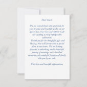 Bergdorf Colorado Sommerlandschaft Hochzeit Dankeskarte (Rückseite)