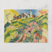 Bergdorf | Ernst Ludwig Kirchner Postkarte (Vorderseite)