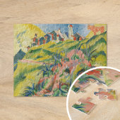 Bergdorf | Ernst Ludwig Kirchner Puzzle