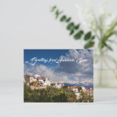 Bergdorf in Spanien Postkarte (Stehend Vorderseite)