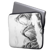 Bergdorf - Tinte Laptopschutzhülle (Vorderseite Links)