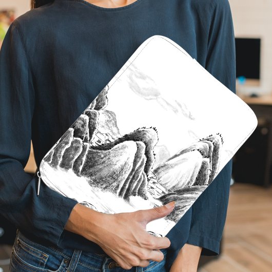 Bergdorf - Tinte Laptopschutzhülle