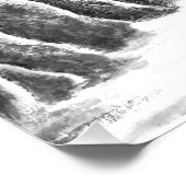 Bergdorf - Tinte Poster (Ecke)