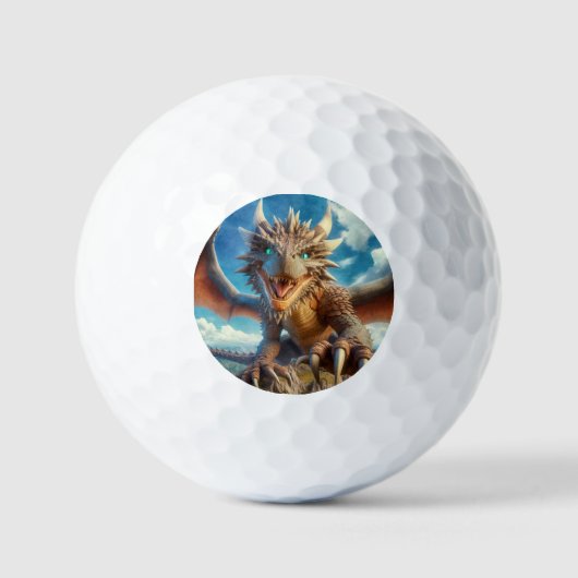 Bergdrache Golfball (Vorderseite)