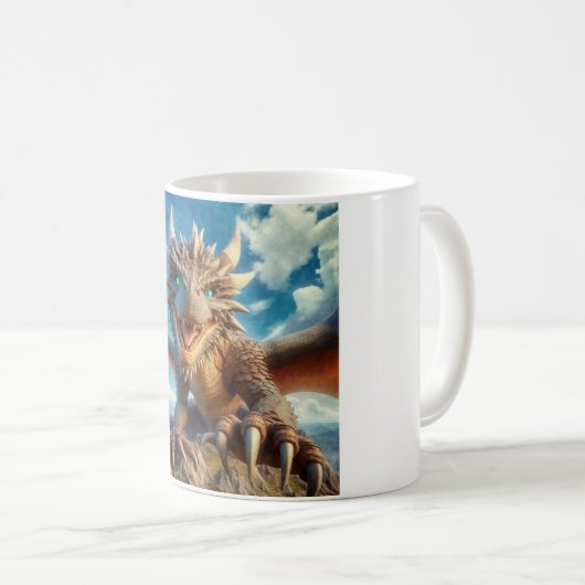 Bergdrache Kaffeetasse (VorderseiteRechts)