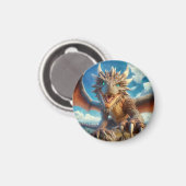 Bergdrache Magnet (Vorderseite/Rückseite)