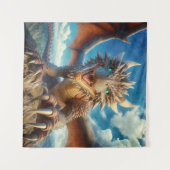 Bergdrache Wandteppich (Vorderseite (Horizontal))