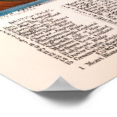 Berge 1851 poster (Ecke)