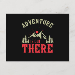 Berge - Abenteuer ist da draußen Postkarte