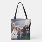 BERGE ABSTRAKTE NATURSCHUTZ TASCHE (Rückseite)