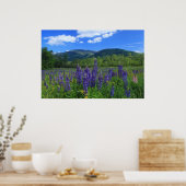 Berge Adams und Lupinen Poster (Küche)