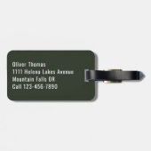 Berge Adler Natur Personalisiert Gepäckanhänger (Rückseite horizontal)