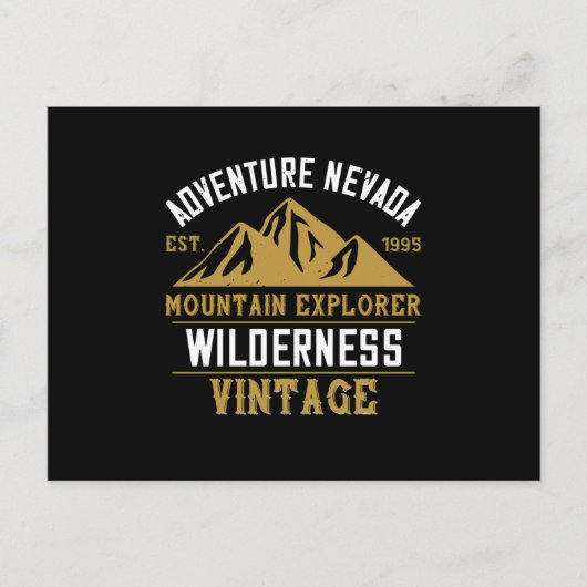 Berge - Adventure Nevada Postkarte (Vorderseite)