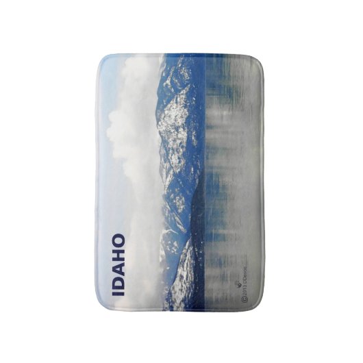 Berge am See Badematte (Vorderseite Vertikal)