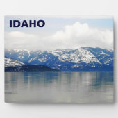 Berge am See Fotoplatte (Vorderseite)