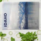 Berge am See Küchentuch (Gefaltet)