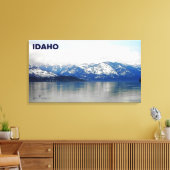 Berge am See Leinwanddruck (Insitu (Wohnzimmer))